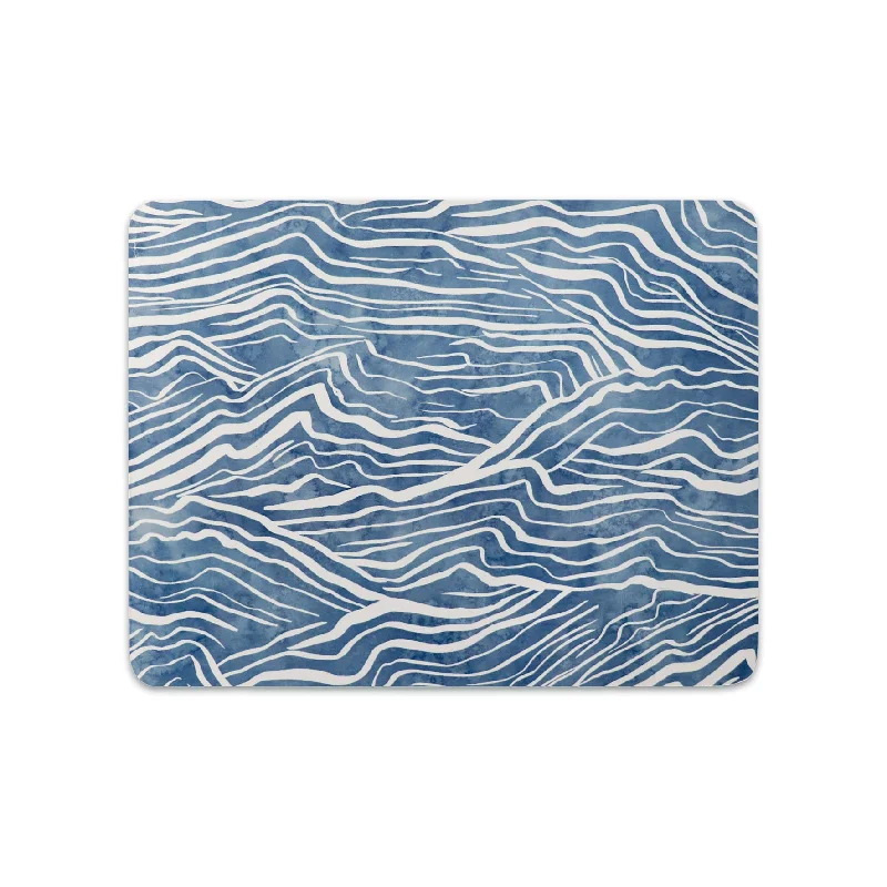 Waves Rectangular Placemat - Set Of 4