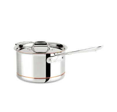 All-Clad Copper Core 4 Qt Sauce Pan with Lid