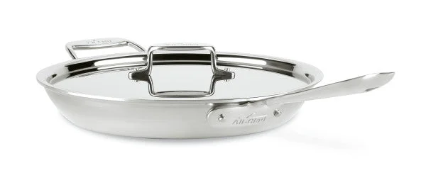 All-Clad d5 12" Fry Pan, Polished Stainless