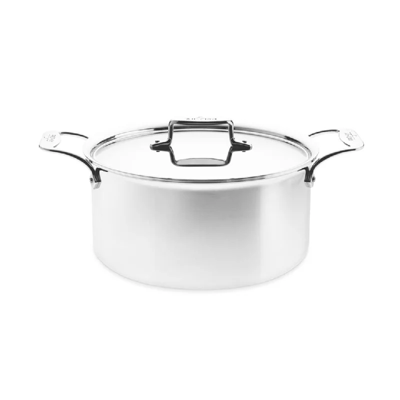 All-Clad d5 8 Qt Stockpot with Lid, Polished Stainless Steel