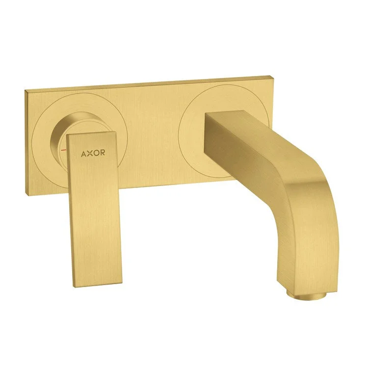 Faucet Trim Citterio Wall Mount with Base Plate 1 Lever Brushed Gold Optic ADA Rigid