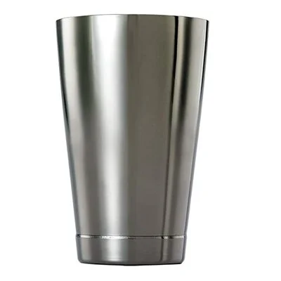 Barfly 18 Oz Half Size Cocktail Shaker Tin, Gun Metal Black