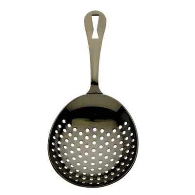 Barfly 6.5" Julep Strainer, Gun Metal Black