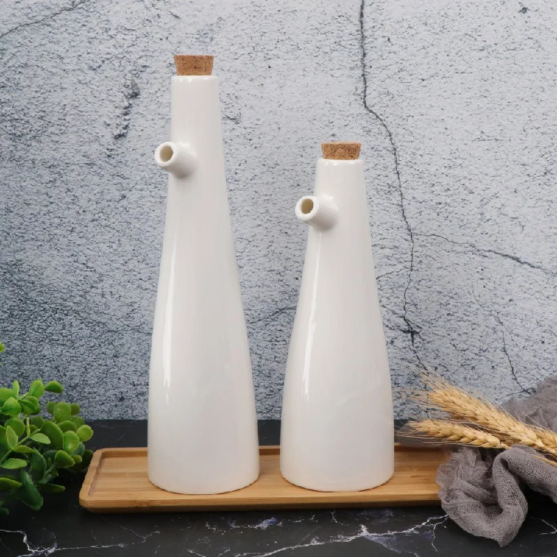 Ceramic Vinegar and Oil Bottles