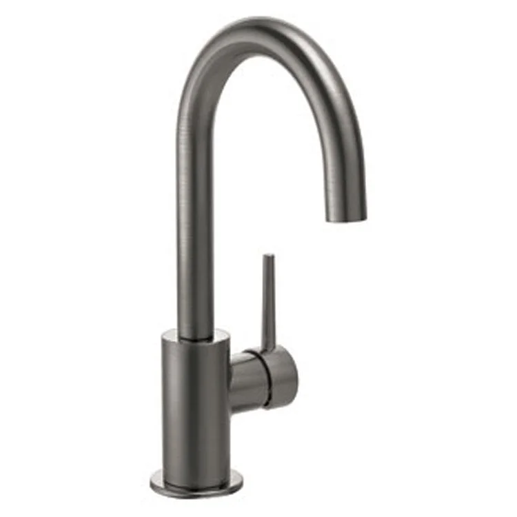 Bar Faucet Trinsic 1 Lever ADA Black Stainless Swivel 360 Degree