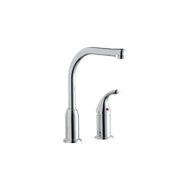 Kitchen Faucet Everyday Deck Mount 1 Remote Lever ADA Chrome Standard 2 Hole Spout Height 11-1/2 Inch