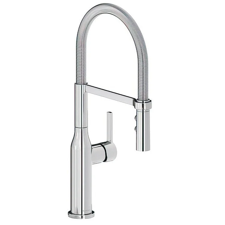 Kitchen Faucet Avado Deck Mount 1 Forward Only Lever ADA Chrome Semi-Pro 1 Hole Spout Height 20-1/16 Inch