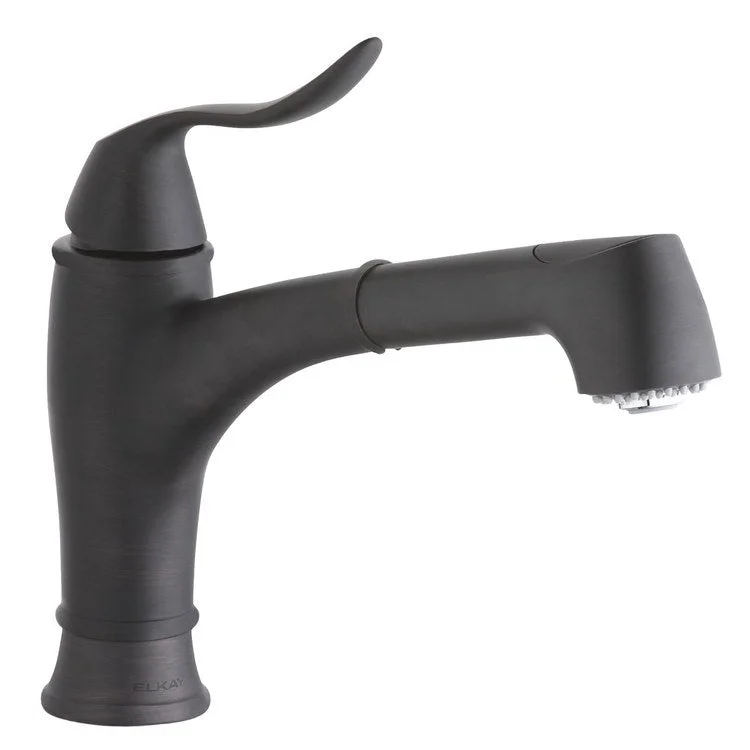 Bar Faucet Explore Deck Mount 1 Lever ADA Oil Rubbed Bronze Spout Type Pull-Out Spray