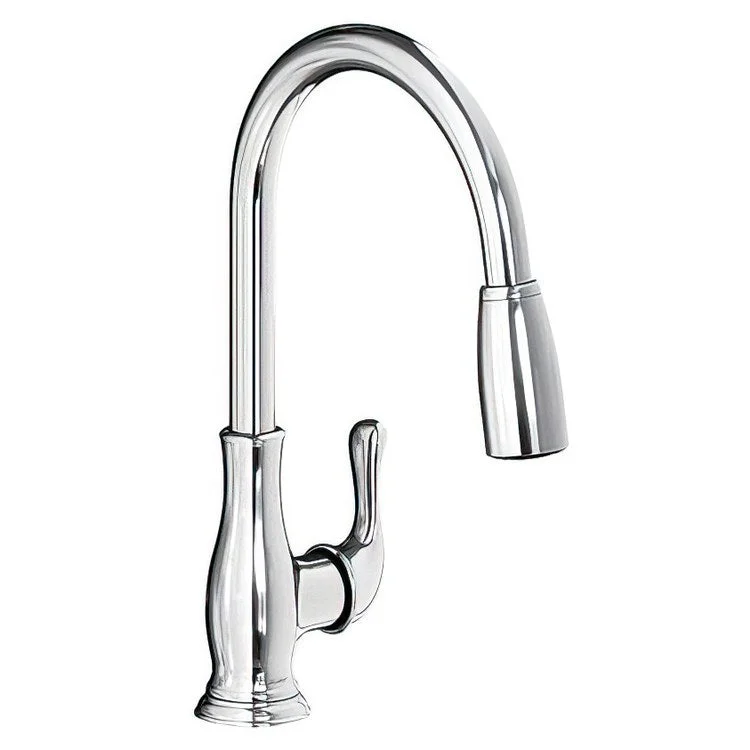 Kitchen Faucet Explore Deck Mount 1 Forward Only Lever ADA Chrome Pull Down Spray 1 Hole Spout Height 16-1/16 Inch