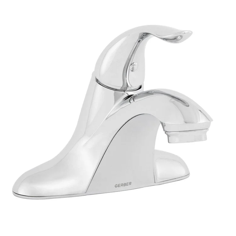 Lavatory Faucet Viper 4 Inch Spread 1 Lever ADA Chrome 1.2 Gallons per Minute Metal Touch Down