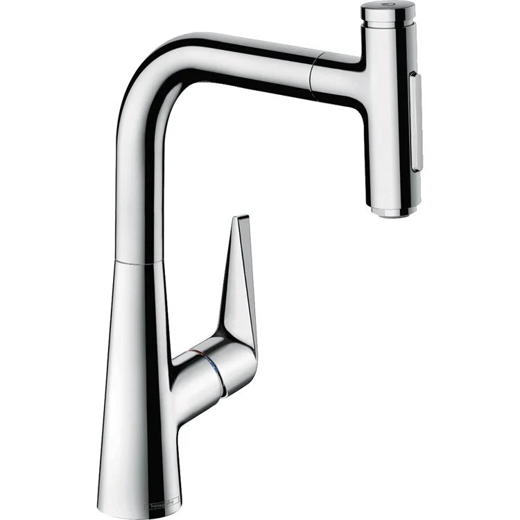 Kitchen Faucet Talis S Prep sBox 1 Lever ADA Chrome Pull Down 2 Function Swivel 1.75 Gallons per Minute