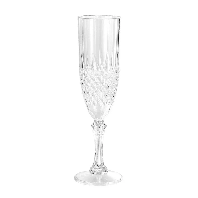 Crystal Deco Champagne Glass, 170ml