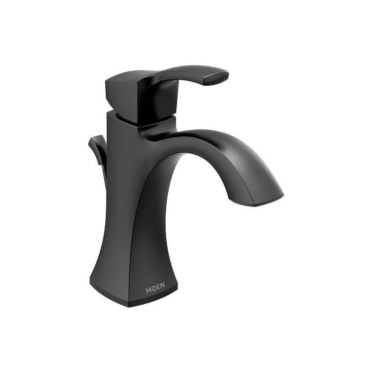 Lavatory Faucet Voss 1 Lever ADA WaterSense Matte Black 1.2 Gallons per Minute