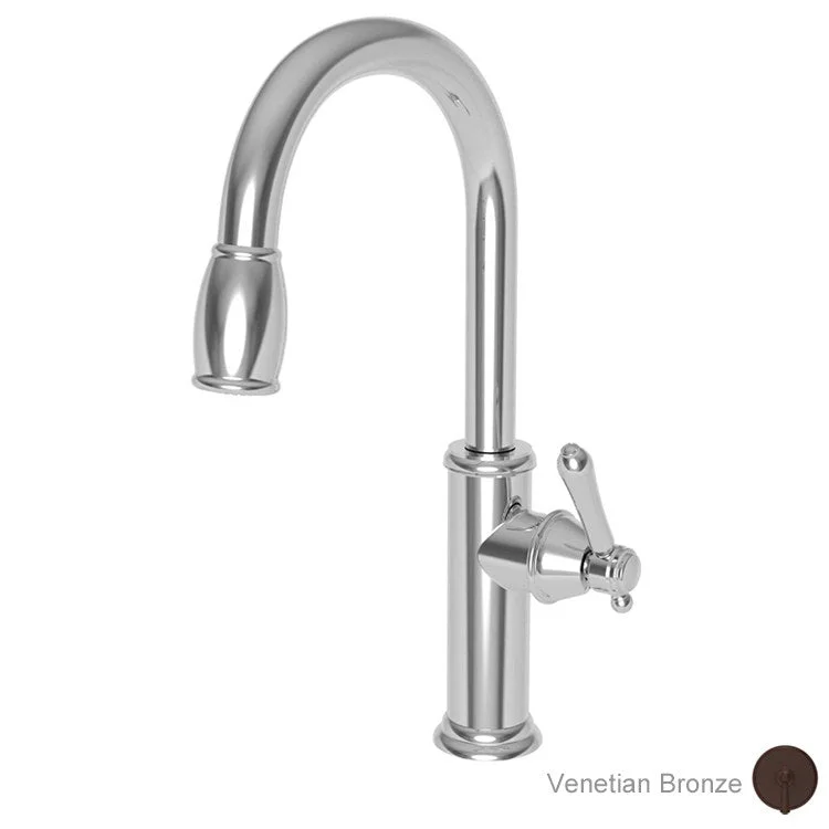 Chesterfield Single Handle Pull Down Kitchen Faucet