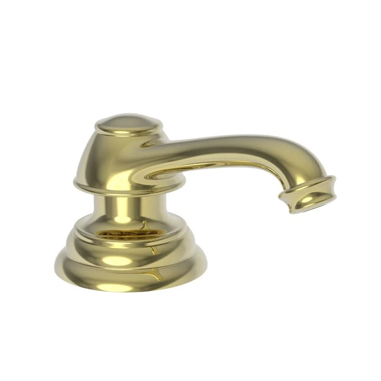 Soap Dispenser Chesterfield Polished Brass Uncoated Living Deck Mount Brass Pump