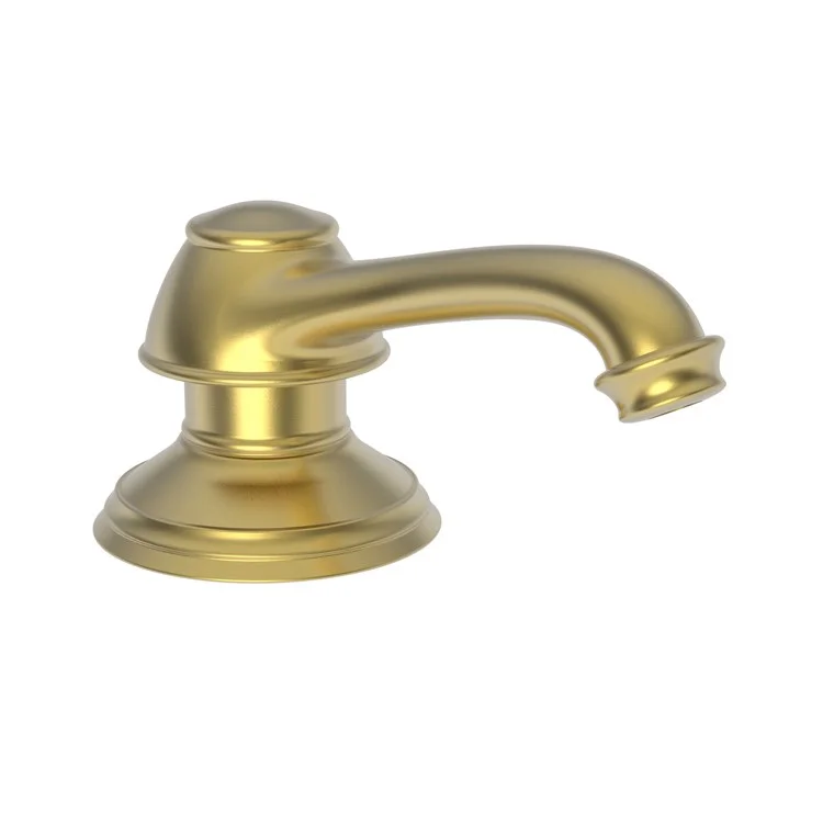 Soap Dispenser Jacobean Satin Gold PVD Deck Mount Brass Pump