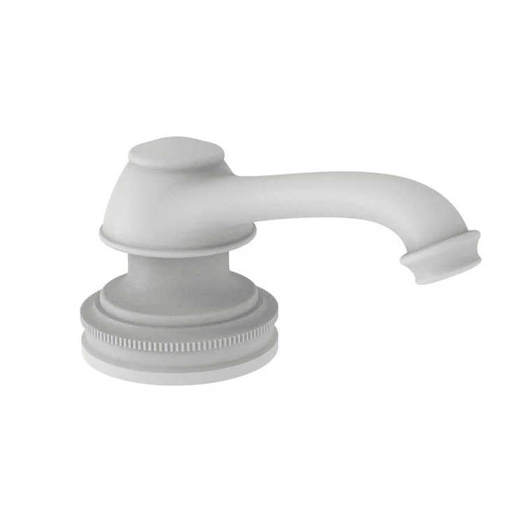 Soap Dispenser Taft Matte White Deck Mount Brass Pump