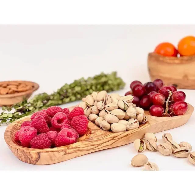 Olive Wood Snack Tray