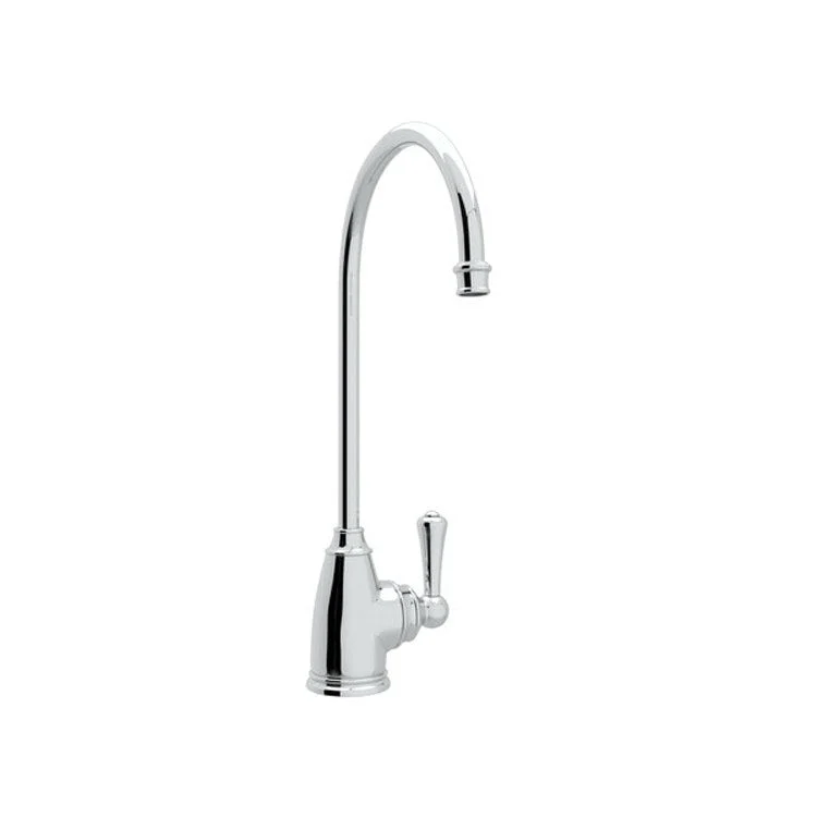 Filter Faucet Georgian Era 1 Lever Polished Chrome C-Spout 0.5 Gallon per Minute