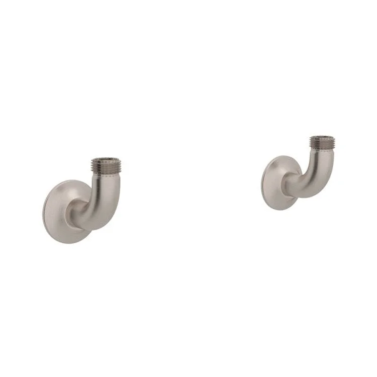 Wall Union Georgian Era Satin Nickel 3/8IN Female Compression Brass for Bridge Kitchen Faucet