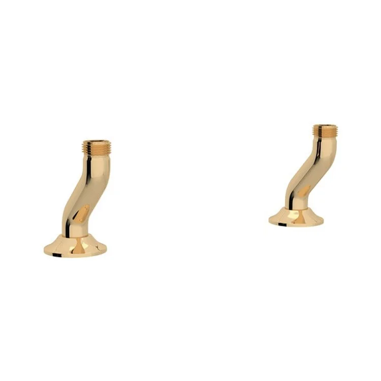 Deck Union Georgian Era English Gold 3/8IN Female Compression Brass for Bridge Faucet