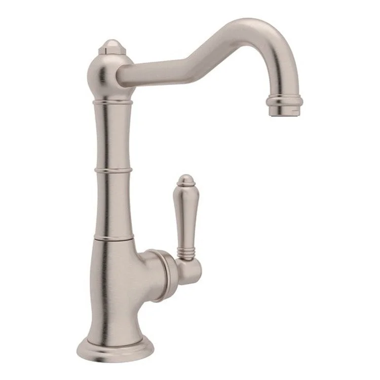 Bar Faucet Cinquanta Food Prep 1 Lever Satin Nickel 1.5 Gallons per Minute