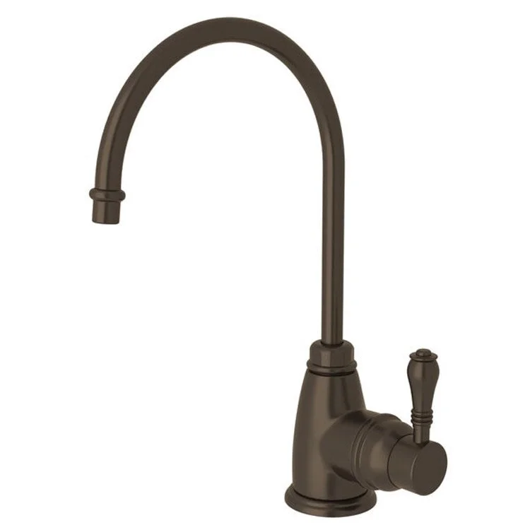 Hot Water Dispenser San Julio 1 Lever C-Spout Tuscan Brass