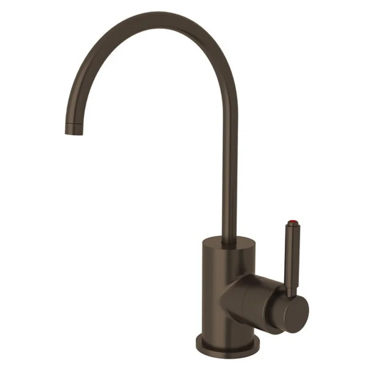 Hot Water Dispenser Lux 1 Lever C-Spout Tuscan Brass 0.5 Gallons per Minute