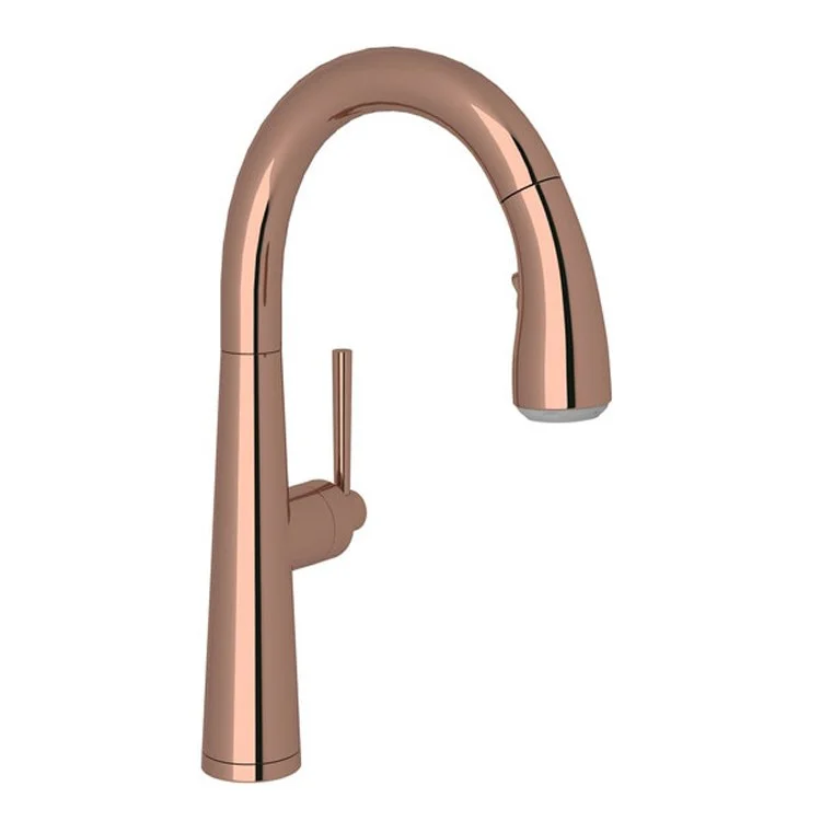 Bar Faucet Lux Food Prep 1 Lever Rose Gold 7-1/2 Inch 1.8 Gallons per Minute