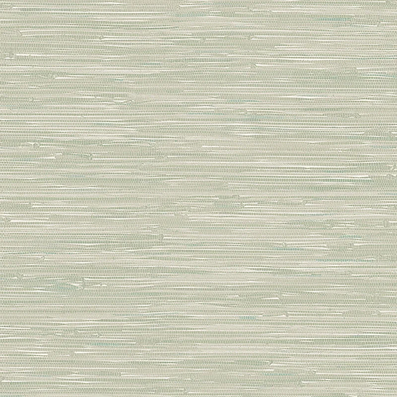 Faux Grasscloth Wallpaper in Green/Blue