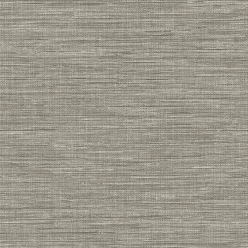 Faux Grasscloth Wallpaper in Grey