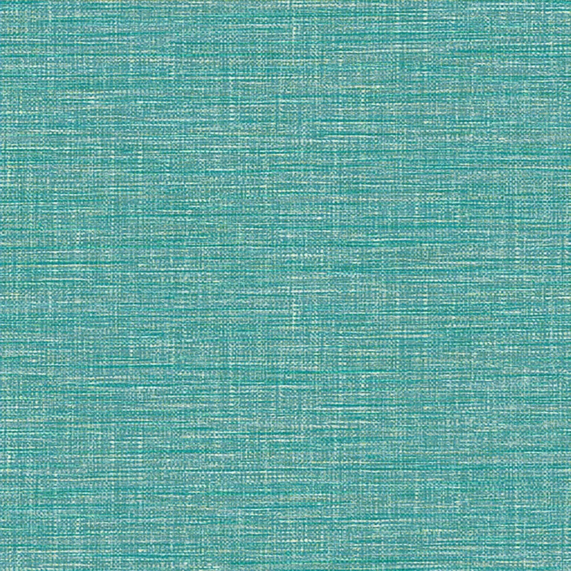 Faux Grasscloth Wallpaper in Teal