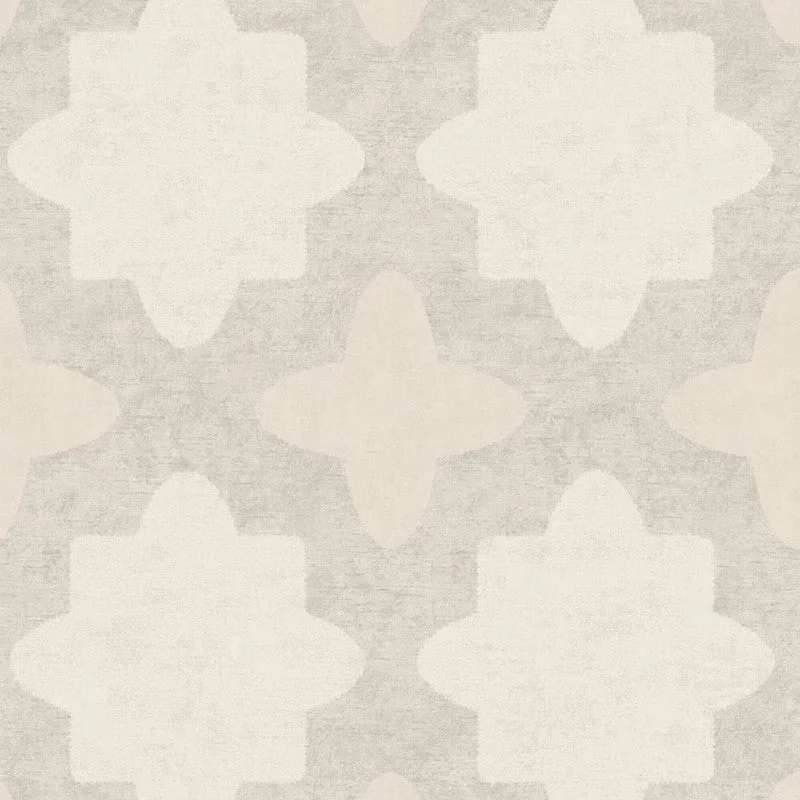 Geo Print Contrast Wallpaper in Beige