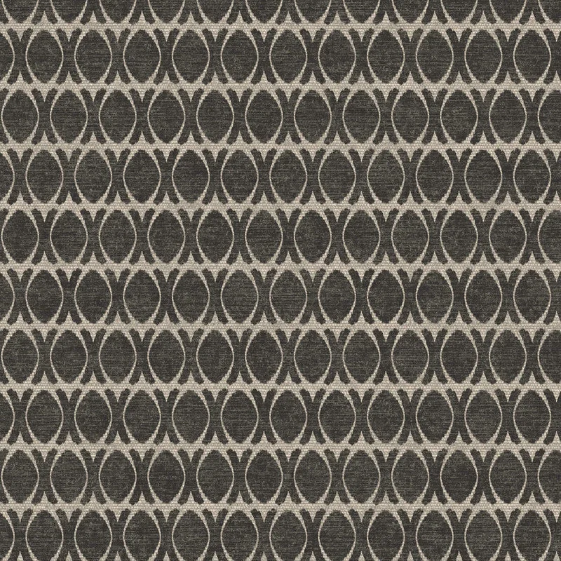 Geo Print Contrast Wallpaper in Black/Grey