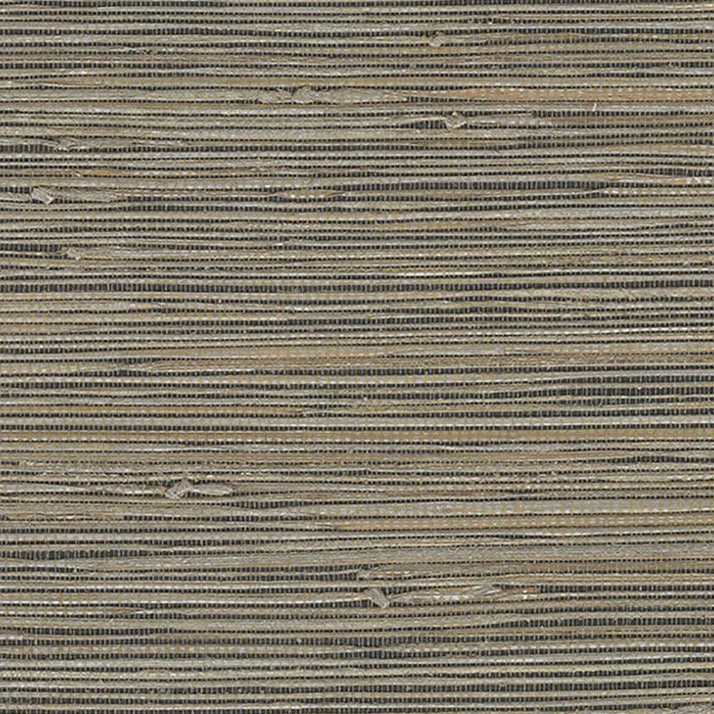 Grasscloth Exotic Grasses Wallpaper in Olive/Gold