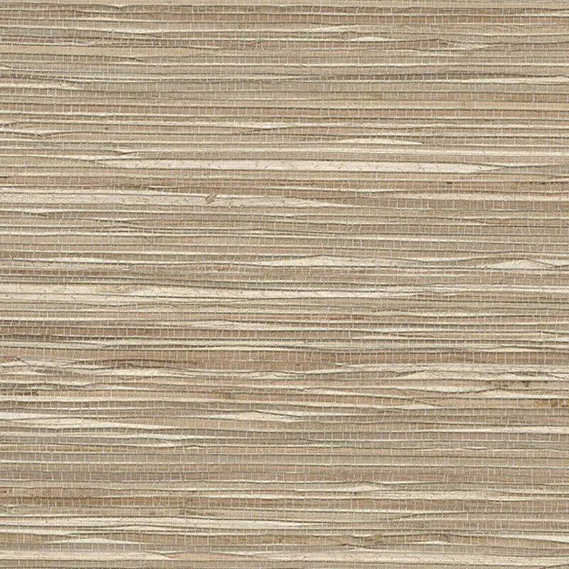 Grasscloth Exotic Grasses Wallpaper in Wheat/Cream