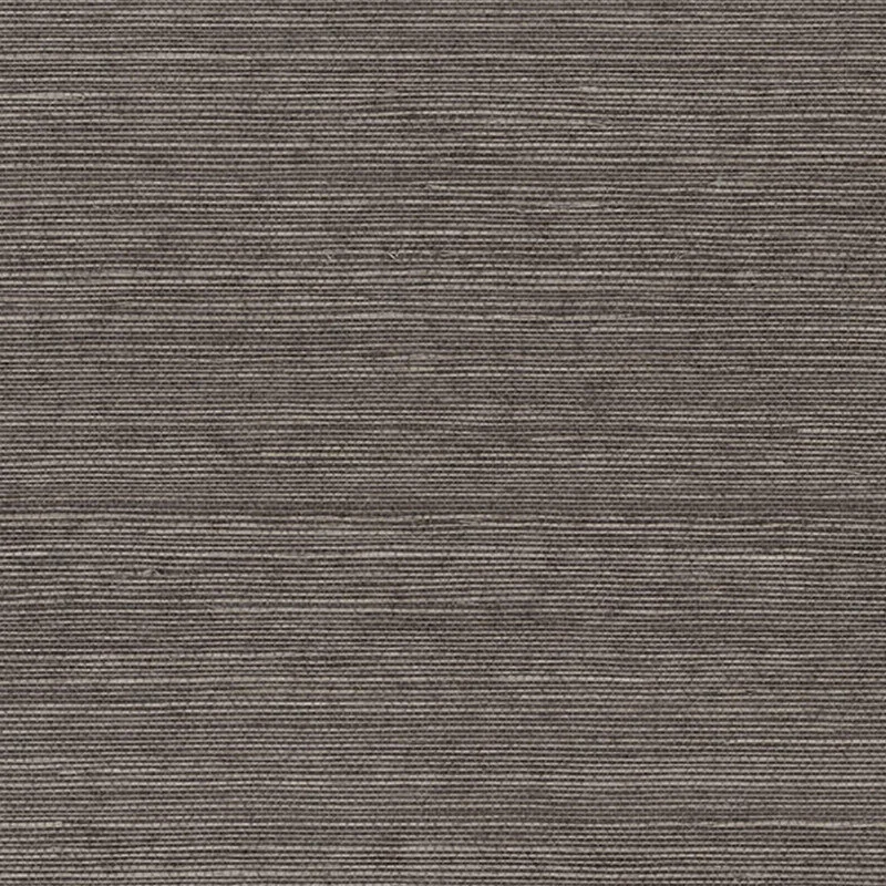 Grasscloth Exotic Spun Wallpaper in Golden Brown/Chocolate Brown