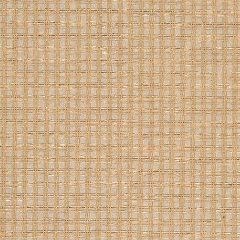 Grasscloth Natural Basketweave Texture Wallpaper in Beige