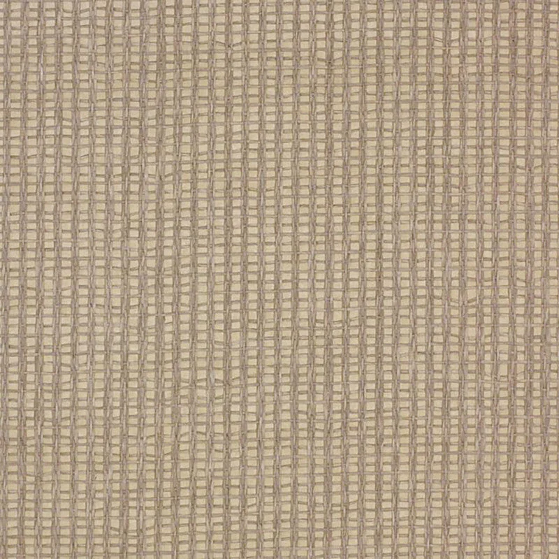 Grasscloth Natural Crisscross Texture Wallpaper in Beige