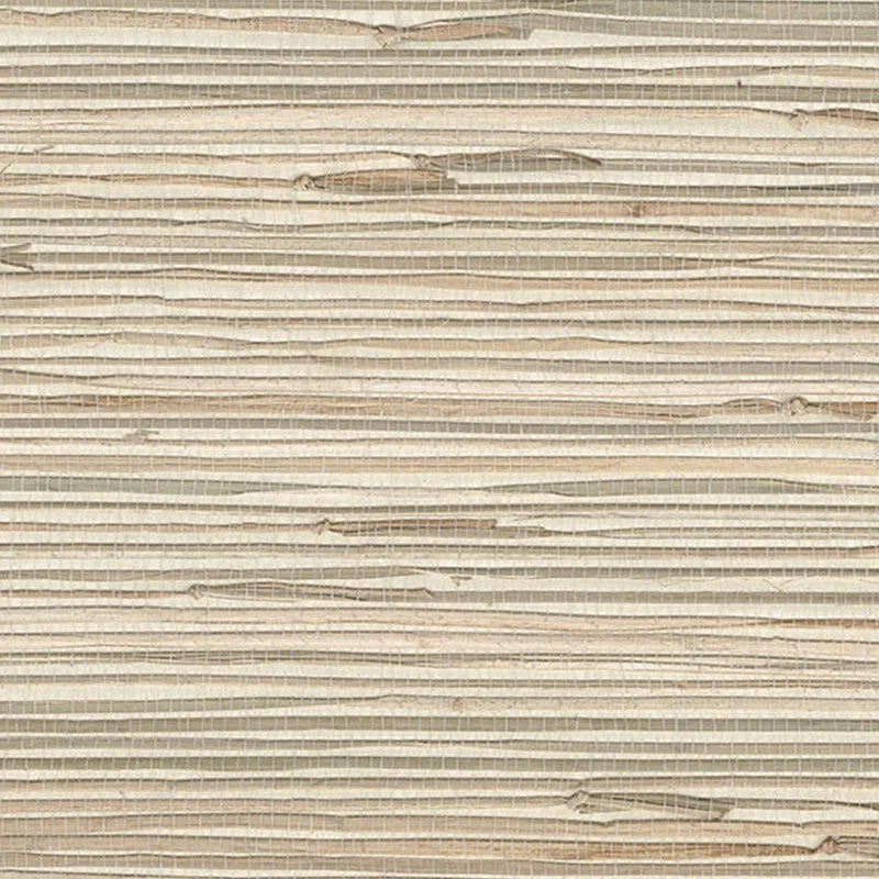 Grasscloth Natural Raffia Wallpaper in Wheat/Cream