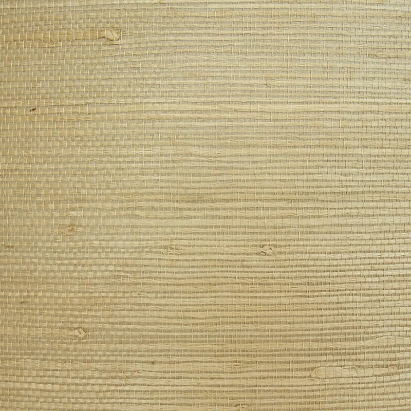 Grasscloth Natural Texture Wallpaper in Brown/Cream/Beige