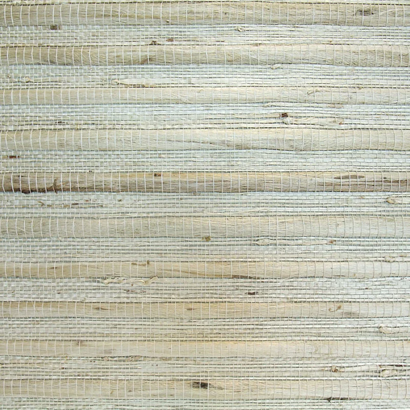 Grasscloth Natural Texture Wallpaper in Cream/Beige/Off-White