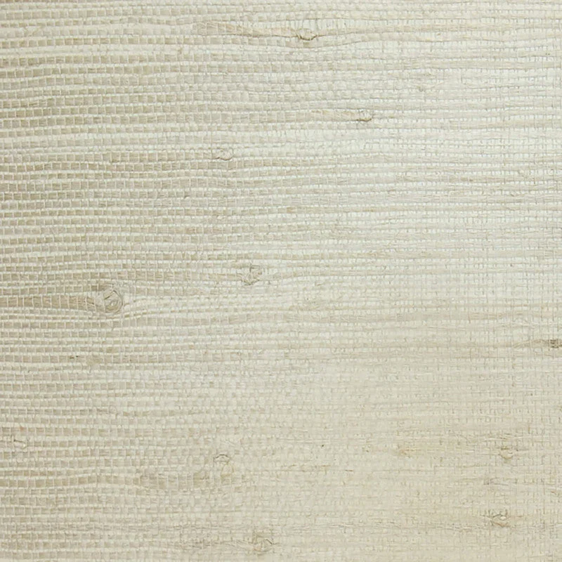 Grasscloth Natural Texture Wallpaper in Cream/Taupe