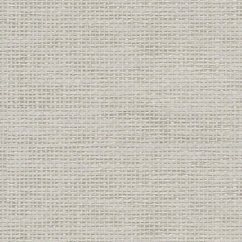 Grasscloth Open Weave Texture Wallpaper in Bone/Gold