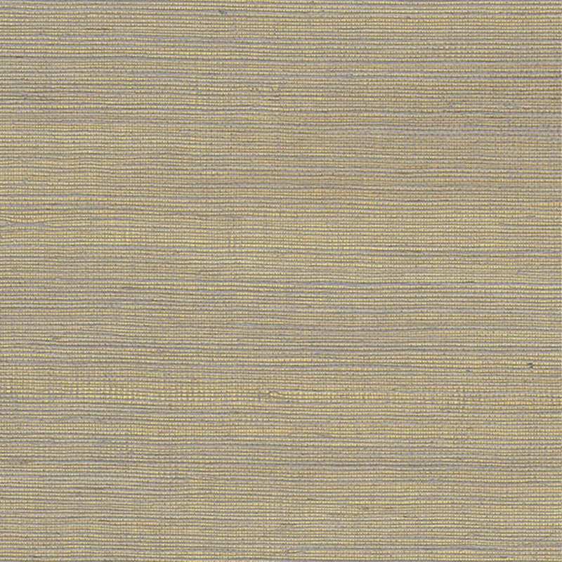 Grasscloth Open Weave Woven Wallpaper in Golden