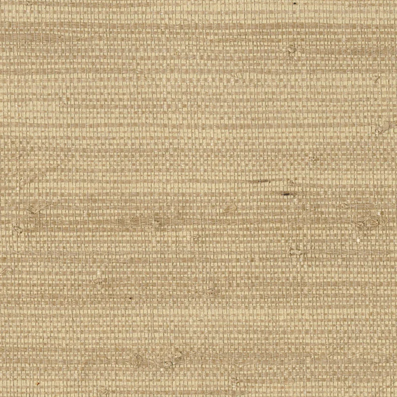 Grasscloth Tight Weave Wallpaper in Warm Sand