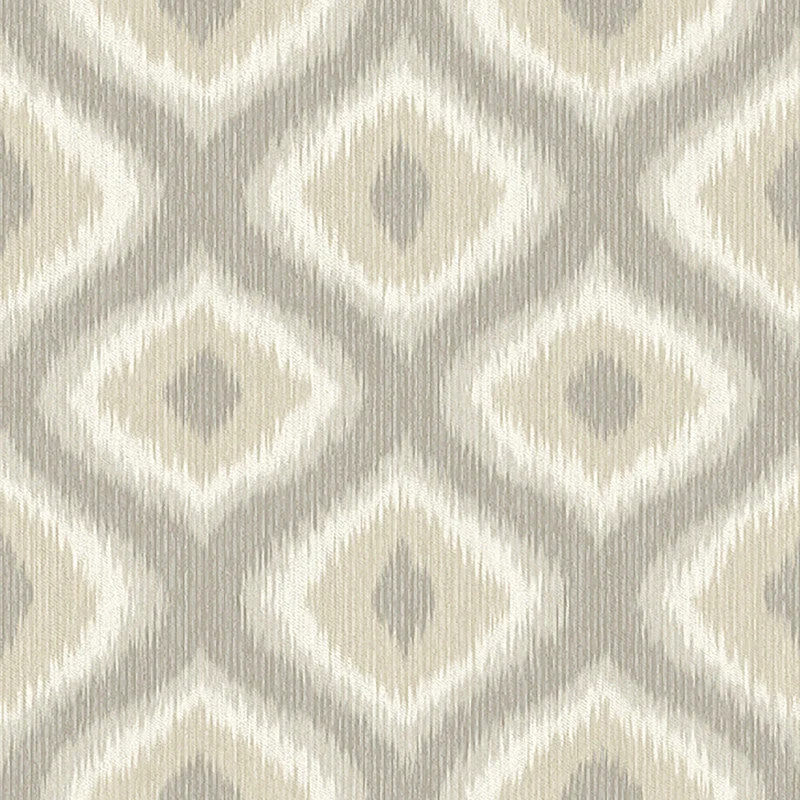 Ogee Modern Ikat Wallpaper in Indigo