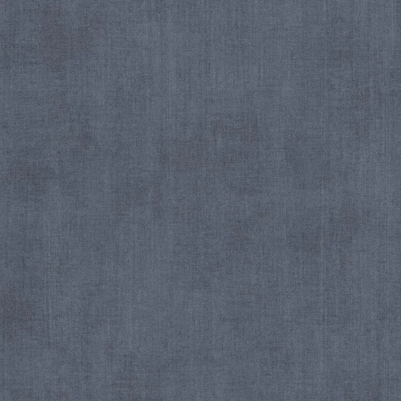 Plain Monochrome Wallpaper in Denim