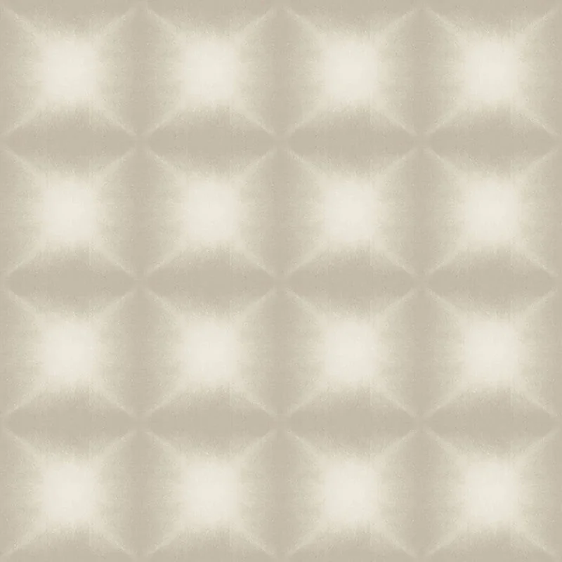 Shibori Geo Wallpaper in Beige/Cream