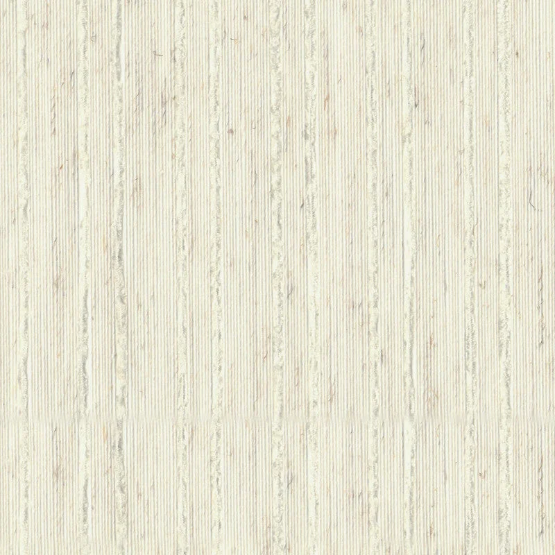 String Alternating Stripe Textural Wallpaper in Cream